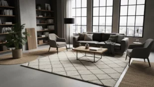 Så skapar du en ombonad ungkarlslya med mattor